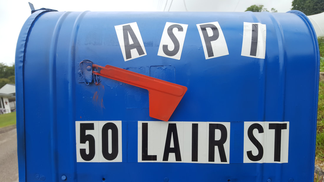 ASPI mailbox 50 Lair Street